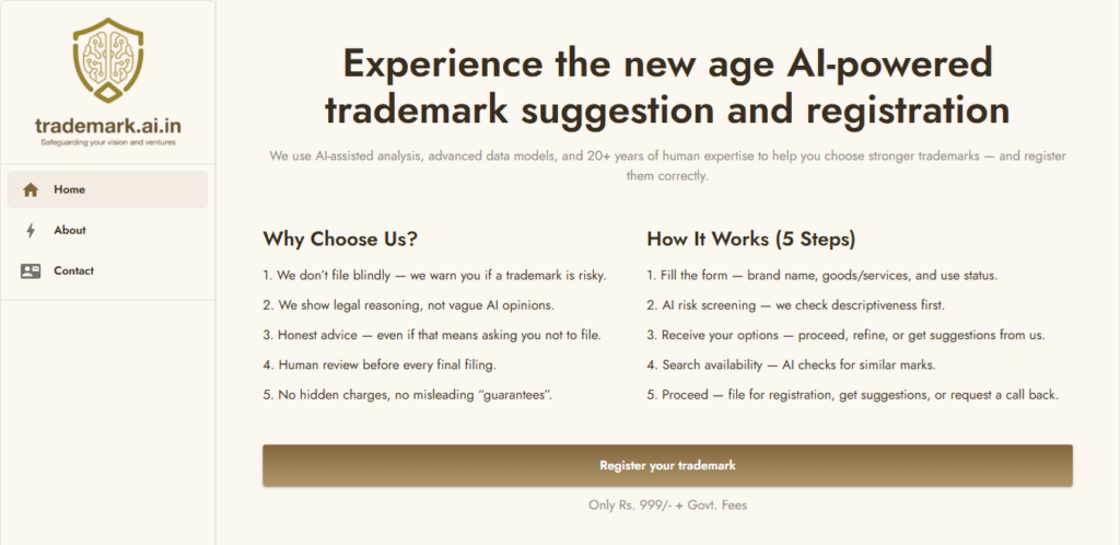 trademark.ai.in